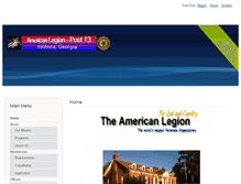 Tablet Screenshot of galegionpost13.org